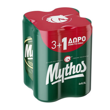 ΜΠΥΡΑ ΜΥΘΟΣ ΚΟΥΤΙ 500ml 3+1