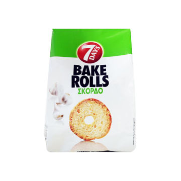 7D BAKE ROLLS GARLIC 150g