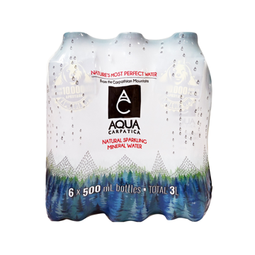 AQUA CARPATICA ΑΝΘΡΑΚΟΥΧΟ 6X500ml