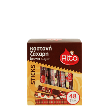 ΖΑΧΑΡΗ ALTA STICKS BROWN BOX 200g