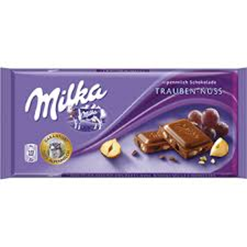 MILKA RAISIN & NUT 100gr