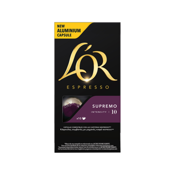 LOR ESPRESSO SUPREMO ΚΑΨΟΥΛΕΣ 10TEM