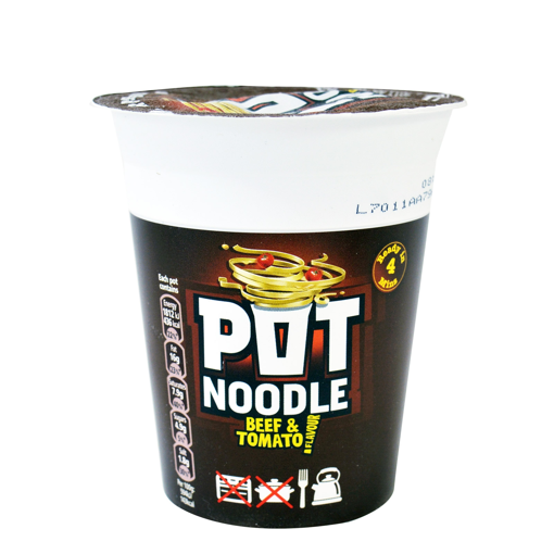 POT NOODLE BEEF & TOMATO 12X90g