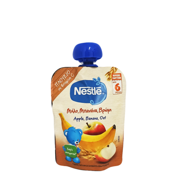 NESTLE ΦΡΟΥΤΟΠΟΥΡΕΣ ΜΠΑΝ-ΜΗΛΟ-ΒΡΩΜΗ 90g