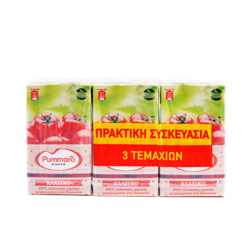 ΤΟΜΑΤ/ΜΟΣ PUMMARO ΚΛΑΣΙΚΟ 3Χ250g