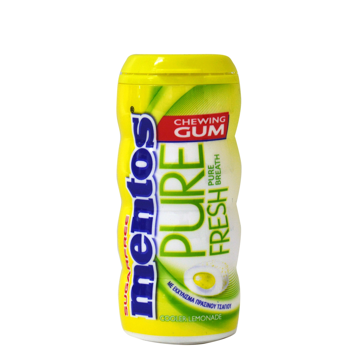 MENTOS PURE FRESH LEMON BTL 28g