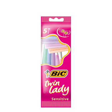 BIC TWIN LADY RAZORS 5 PACK