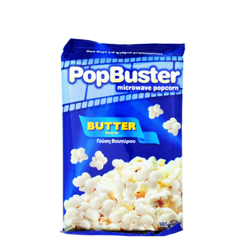 POPBUSTER POP CORN BUTTER 100g