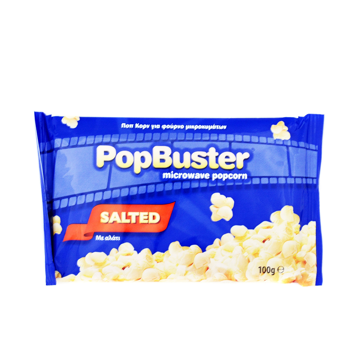 POPBUSTER POP CORN SALTED 100g