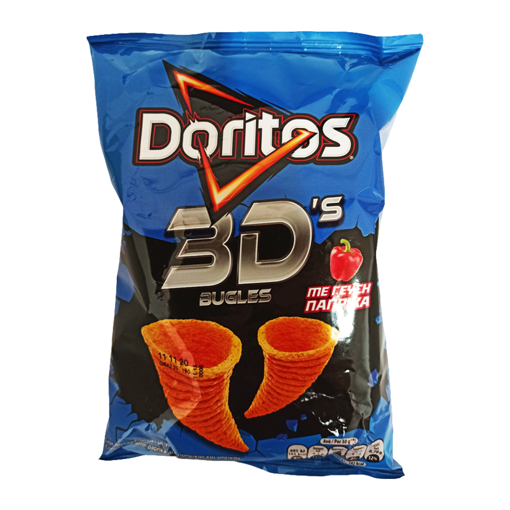 DORITOS 3D ΜΕ ΓΕΥΣΗ ΠΑΠΡΙΚΑ 75g