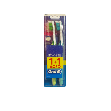 ORAL B  COM. 3D WHITE 35 MED 2Τ