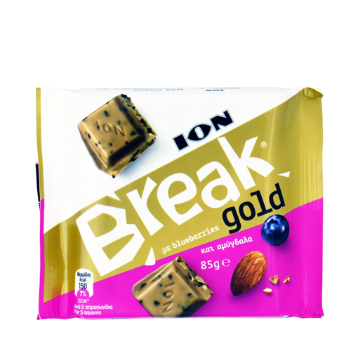 BREAK ΣΟΚΟΛΑΤΑ ΛΕΥΚΗ ΑΜΥΓΔΑΛΑ ΜΥΡΤΙΛΛΑ 85g