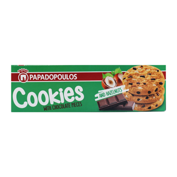 Π/Δ COOKIES HAZELNUT & CHOCOLATE 180g