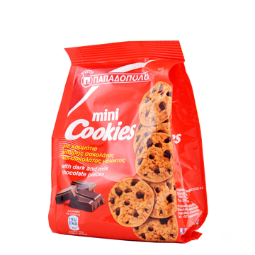 Π/Δ COOKIES MINI ΜΑΥΡΗ ΣΟΚΟΛΑΤΑ