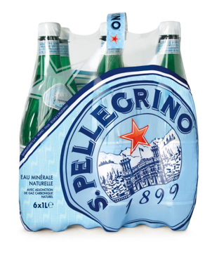 SAN PELLEGRINO SPARKLING WATER PET 6X1L