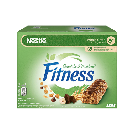 NESTLE FITNESS BAR CHOCO&HAZELN 6X22.5g